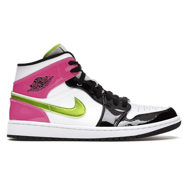 Jordan ジョーダン メンズ スニーカー  【Jordan 1 Mid White Black Cyber Pink】  大きさ US_8(26.0糎) White/Black-Cyber-Pink