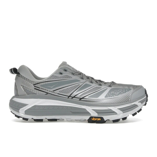 Hoka One One ホカオネオネ メンズ スニーカー  【Hoka One One Mafate Speed 2 Galactic Grey】  大きさ US_8.5(26.5糎) Stellar Grey/Galactic Grey