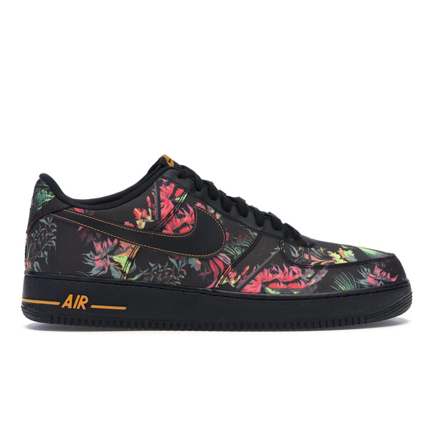 Nike ナイキ メンズ スニーカー  【Nike Air Force 1 Low Floral (2019)】  サイズ US_10(28.0cm) Black/Multi-Color-Canyon Gold