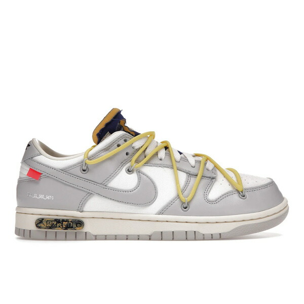 Nike ナイキ メンズ スニーカー  【Nike Dunk Low Off-White Lot 27】  大きさ US_M_4.5 Sail/Neutral Grey
