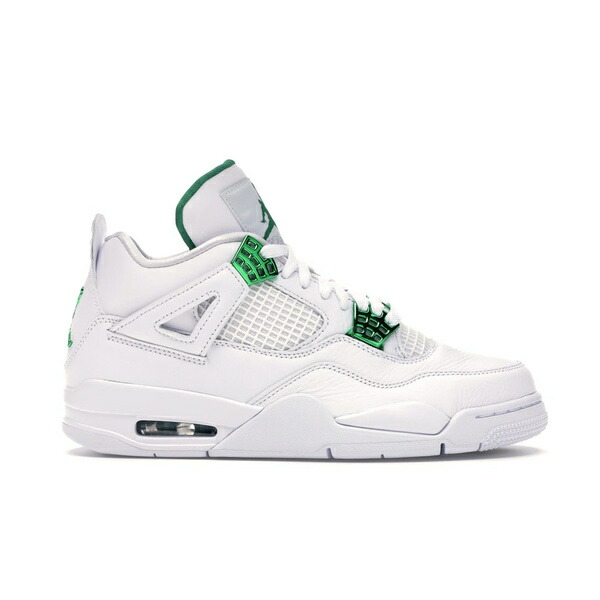 Jordan ジョーダン メンズ スニーカー  【Jordan 4 Retro Metallic Green】  サイズ US_7(25.0cm) White/Metallic Silver-Pine Green