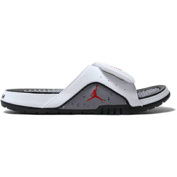 Jordan ジョーダン メンズ スニーカー  【Jordan Hydro 4 Slide White Cement】  サイズ US_9(27.0cm) White/Fire Red-Cement Grey-Black