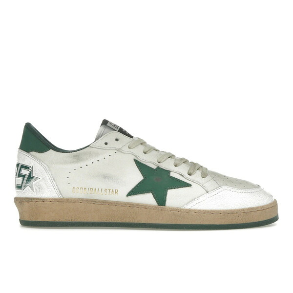 Golden Goose ゴールデングース メンズ スニーカー  【Golden Goose Ball Star White Green Star】  サイズ EU_48(33.0cm) White/Green