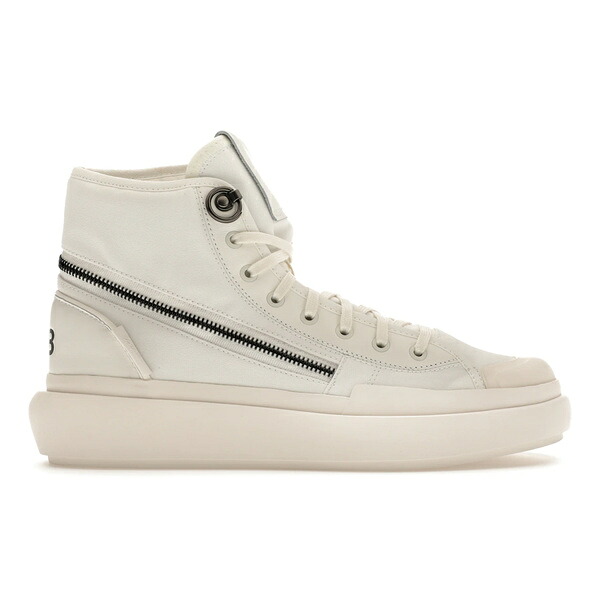 adidas アディダス メンズ スニーカー  【adidas Y-3 Ajatu Court High Core White Orbit Grey Cream White】  サイズ US_8.5(26.5cm) Core White/Orbit Grey/Cream White