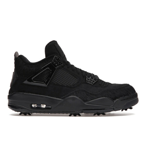 Jordan ジョーダン メンズ スニーカー  【Jordan 4 Retro Golf Black Cat Pony Hair】  サイズ US_8.5(26.5cm) Black/Cement Grey
