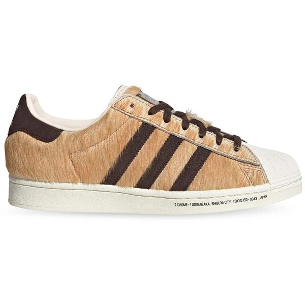 adidas アディダス メンズ スニーカー 【adidas Superstar atmos Hachiko】 サイズ US_8(26.0cm) Focus Orange/Dark Brown/Off White｜asty
