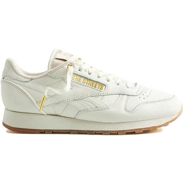 Reebok リーボック メンズ スニーカー  【Reebok Classic Leather END. The Streets Chalk】  大きさ US_8.5(26.5糎) Chalk/Black/Gold Metallic