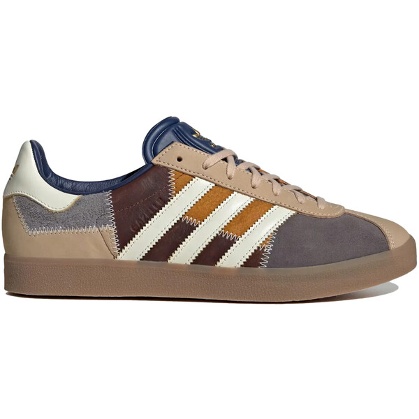 adidas アディダス メンズ スニーカー  【adidas Gazelle 85 atmos Patchwork】  大いさ US_5(23.0珊) Magic Beige/Off White/Noble Indigo 靴-メンズ靴-スニーカー
