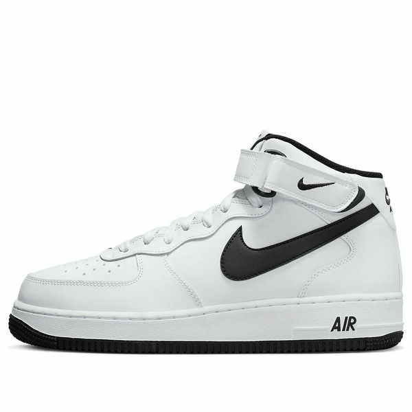Nike ナイキ メンズ スニーカー  【Nike Air Force 1 Mid \u002707 \u0027White Black\u0027 DV0806-101】  大きさ US_8(26.0糎)