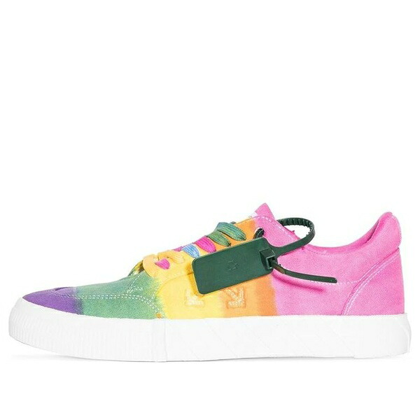Off-White オフホワイト メンズ スニーカー 【Off-White Vulc Low Tie Dye 'Multi-Color' OMIA085S22FAB0018400】 サイズ US_7(25.0cm)|asty