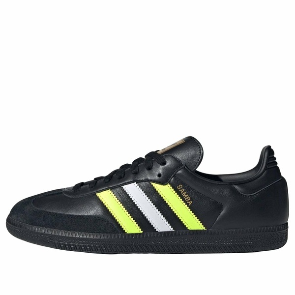 adidas アディダス メンズ スニーカー 【adidas Samba OG 'Core Black Solar Yellow' ID1380】 サイズ US_8(26.0cm)|asty