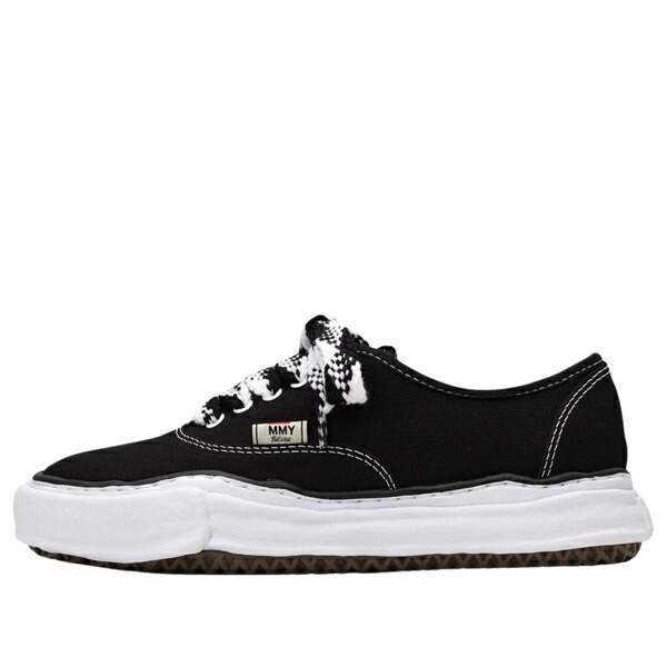 Maison MIHARA YASUHIRO ミハラヤスヒロ メンズ スニーカー 【Maison MIHARA YASUHIRO Baker OG Sole Bicolored Canvas Low 'Black Black' A12FW728-BLKBLK】 サイズ US_9(27.0cm)|asty