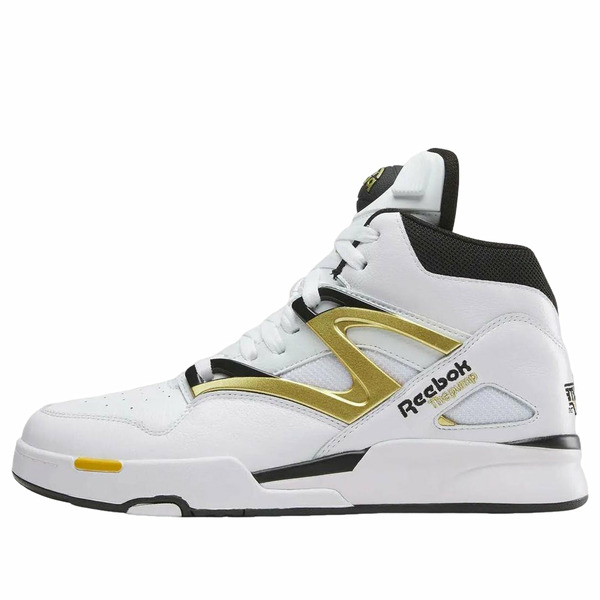 Reebok リーボック メンズ スニーカー 【Reebok Pump Omni Zone 2 'White Metallic Gold' 100255529】 サイズ US_M_14｜asty