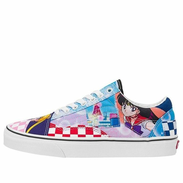 Vans バンズ メンズ スニーカー 【Vans Sailor Moon x Old Skool 'Pretty Guardian - Patchwork' VN0005U7448】 サイズ US_7(25.0cm)｜asty