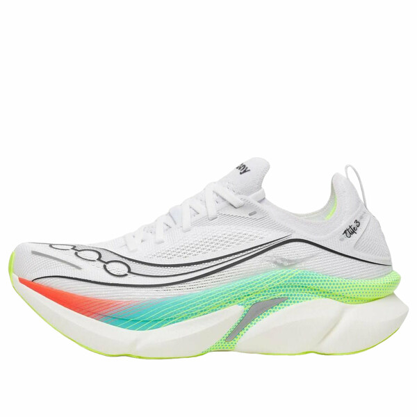 Saucony サッカニー メンズ スニーカー 【Saucony Endorphin Elite 3 'White Multicolor' S100981-1021】 サイズ US_10(28.0cm)|asty