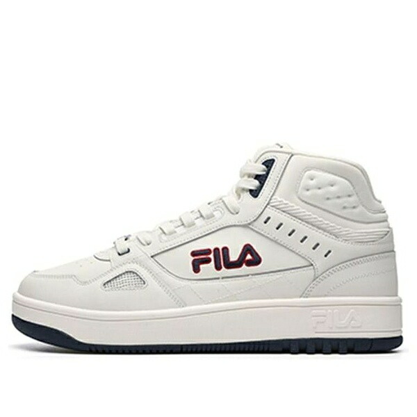 FILA フィラ メンズ スニーカー 【FILA Retro HighTop Basketball Shoes \u0027White\u0027 F12M141211FSW】  大いさ US_10.5(28.5糎) メンズ靴-靴-スニーカー