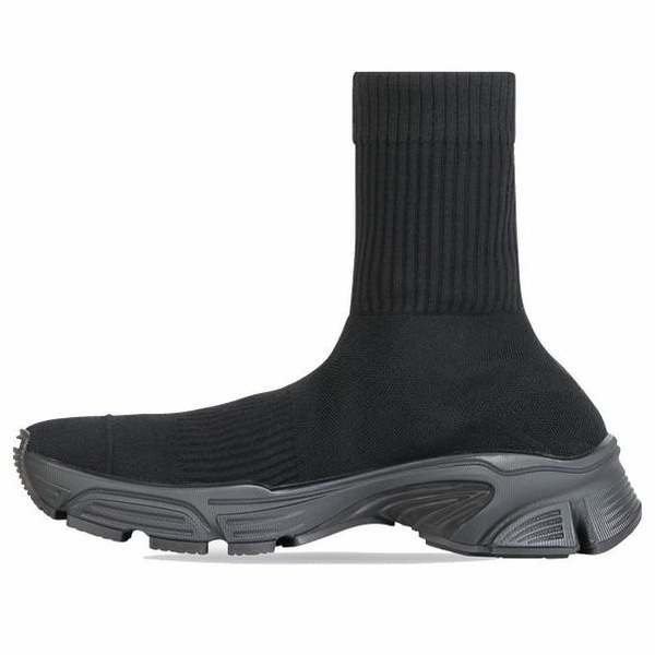 Balenciaga バレンシアガ メンズ スニーカー 【Balenciaga Speed 3.0 Monocolor Sneakers 'Recycled Black' 654532W2DN21090】 サイズ US_9(27.0cm)|asty