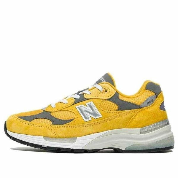 New Balance ニュー平衡にする メンズ スニーカー 【New Balance 992 Made インチ USA \u0027Gold Cream\u0027 M992BB】  大いさ US_7.5(25.5珊) メンズ靴-靴-スニーカー
