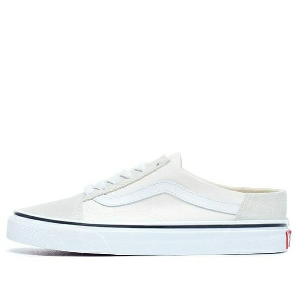 Vans バンズ メンズ スニーカー  【Vans Old Skool Mule \u0027White\u0027 VN0A3MUSFRL】  大いさ US_9.5(27.5糎) 靴-スニーカー-メンズ靴