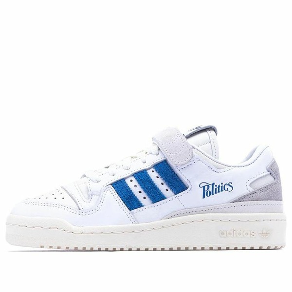 adidas アディダス メンズ スニーカー 【adidas Sneaker Politics x Forum 84 Low 'White Blue' FZ4306】 サイズ US_8.5(26.5cm)|asty