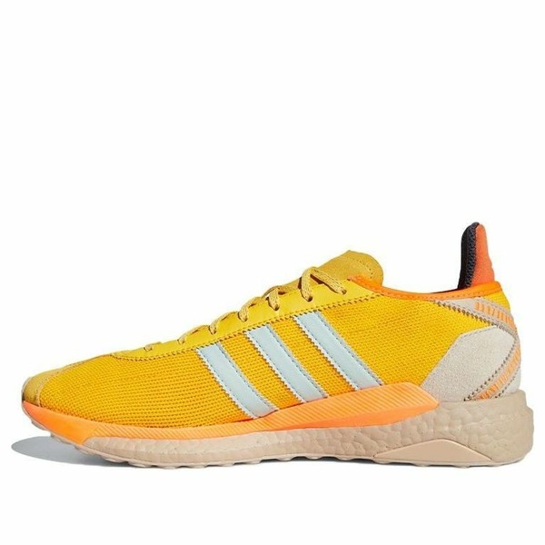 adidas アディダス メンズ スニーカー  【adidas x Pharrell Tokio Solar Hu \u0027Yellow Orange\u0027 FZ2128】  大いさ US_8(26.0糎) メンズ靴-スニーカー-靴