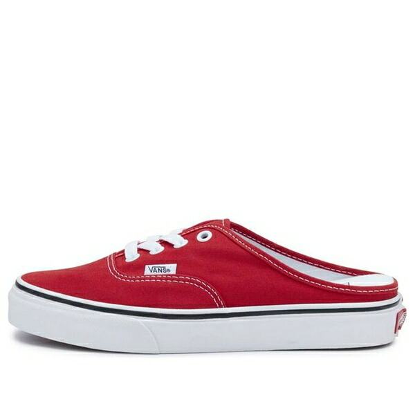 Vans バンズ メンズ スニーカー  【Vans Authentic Mule \u0027Red\u0027 VN0A54F7JV6】  大きさ US_6.5(24.5糎)