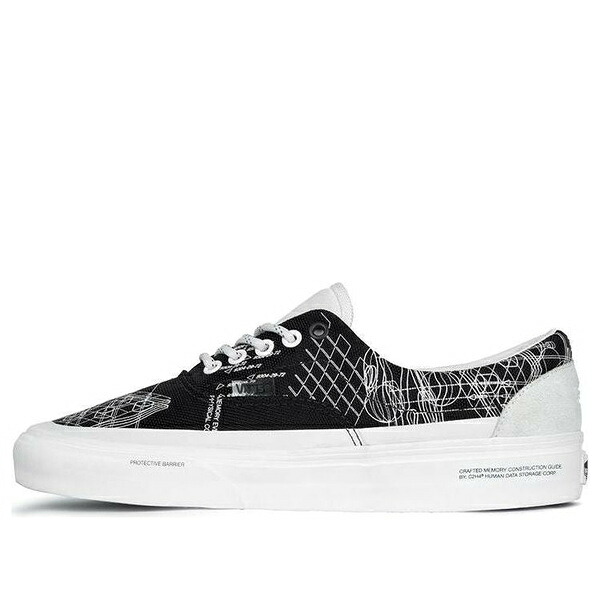 Vans バンズ メンズ スニーカー  【C2H4 x Vans Era Skateboarding Shoes Unisex Black Graffiti VN0A5EFN626】  大いさ US_8.5(26.5糎) スニーカー-メンズ靴