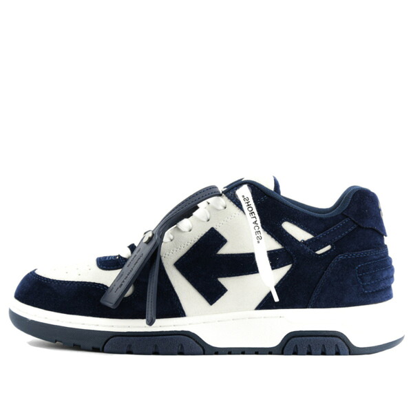 Off-White オフホワイト メンズ スニーカー  【Off-White Out Of Office Low-Top Sneaker Navy White OMIA189F22LEA0020142】  サイズ US_7(25.0cm)