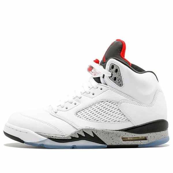 Air Jordan ジョーダン メンズ スニーカー 【Air Jordan 5 Retro 'White Cement' 136027-104】 サイズ US_9.5(27.5cm)|asty