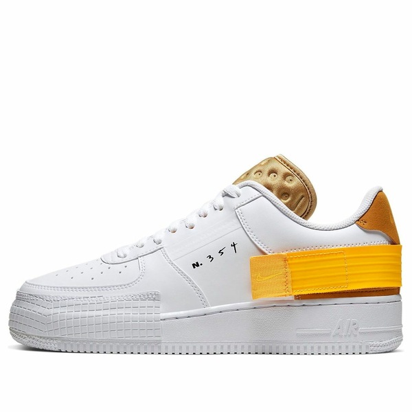 Nike ナイキ メンズ スニーカー  【Nike Air Force 1 Type \u0027Gold Suede\u0027 AT7859-100】  大きさ US_6(24.0糎)