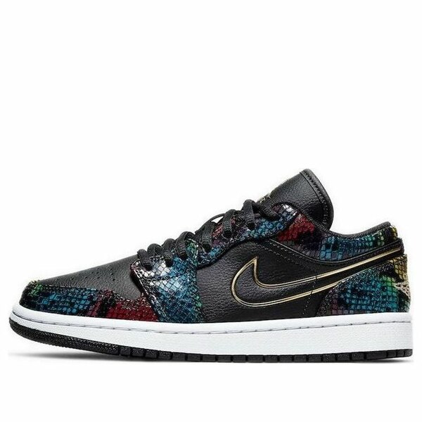 Jordan ジョーダン レディース スニーカー 【(WMNS) Air Jordan 1 Low 'Multi Snakeskin' CW5580-001】 サイズ US_W_10.5|asty