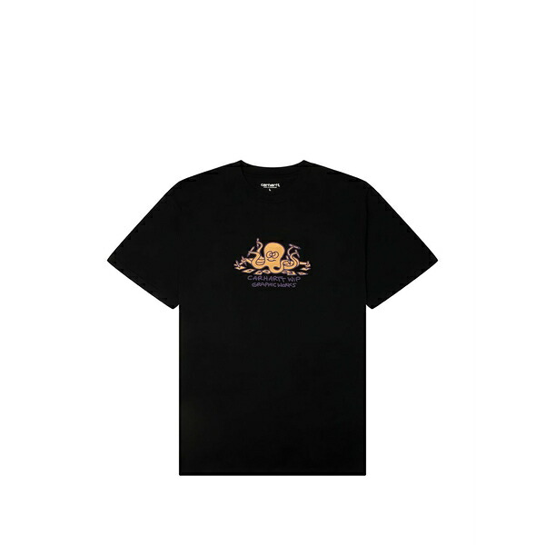 カーハート メンズ Tシャツ トップス Ink lab graphic-print t-shirt Black｜asty