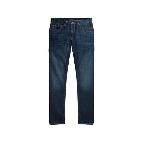 ラルフローレン メンズ デニムパンツ ボトムス Sullivan embroidered-logo slim-fit jeans Blue|asty