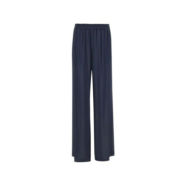 カオス レディース カジュアルパンツ ボトムス Icona elasticated-waist palazzo pants Blue｜asty