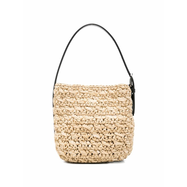 トーテム レディース トートバッグ バッグ Small belt-strap tote bag Neutrals|asty