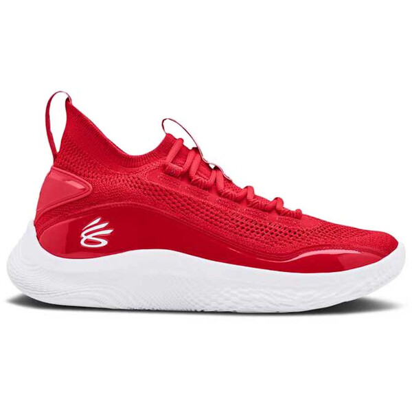 Under Armour アンダーアーマー メンズ スニーカー 【Under Armour Curry Flow 8 Red White】 サイズ US_9(27.0cm) Red/White｜asty