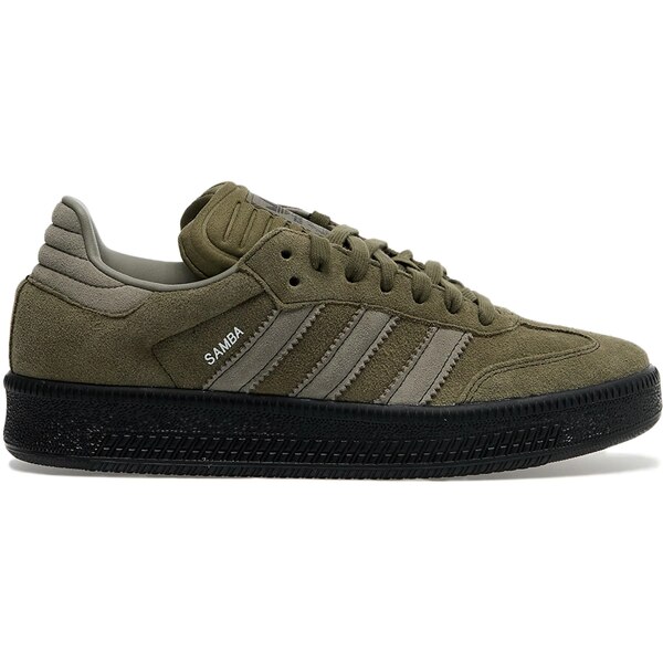 adidas アディダス メンズ スニーカー 【adidas Samba XLG Olive Strata】 サイズ US_7.5(25.5cm) Olive Strata/Silver Pebble/Silver Pebble|asty