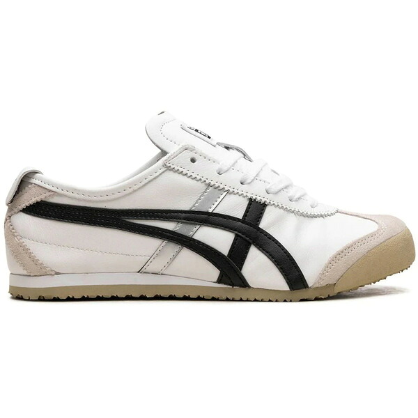 ASICS アシックス メンズ スニーカー 【Onitsuka Tiger Mexico 66 White Silver Black】 サイズ US_5.5(23.5cm) White/Black