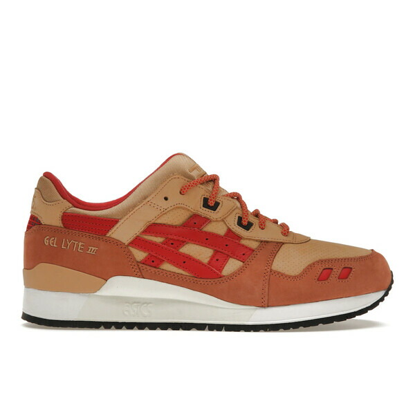 ASICS アシックス メンズ スニーカー 【ASICS Gel-Lyte III '07 Remastered Kith Marvel X-Men Gambit Opened Box (Trading Card Not Included)】 サイズ US_6.5(24.5cm) Tan/Brown-Red画像