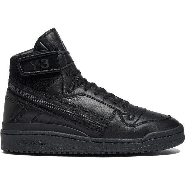 adidas アディダス メンズ スニーカー 【adidas Y-3 Forum Hi OG Triple Black】 サイズ US_M_13.5 Black White/Black White/Black White