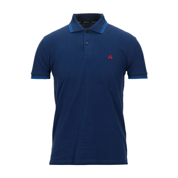 【送料無料】 ピューテリー メンズ Tシャツ トップス Polo shirts Blue