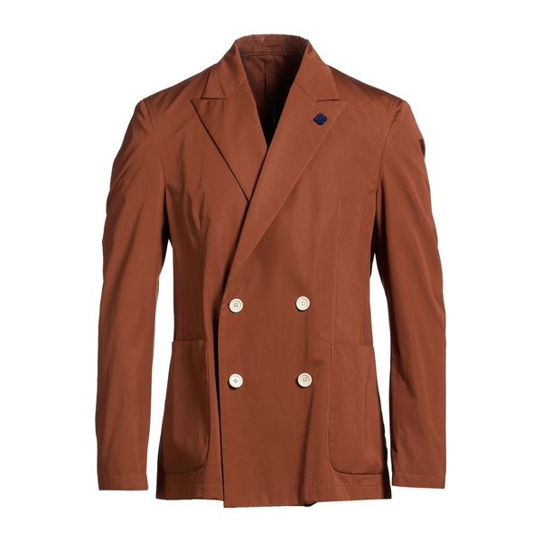 【送料無料】 ラルディーニ メンズ ジャケット＆ブルゾン アウター Blazers Brown｜asty