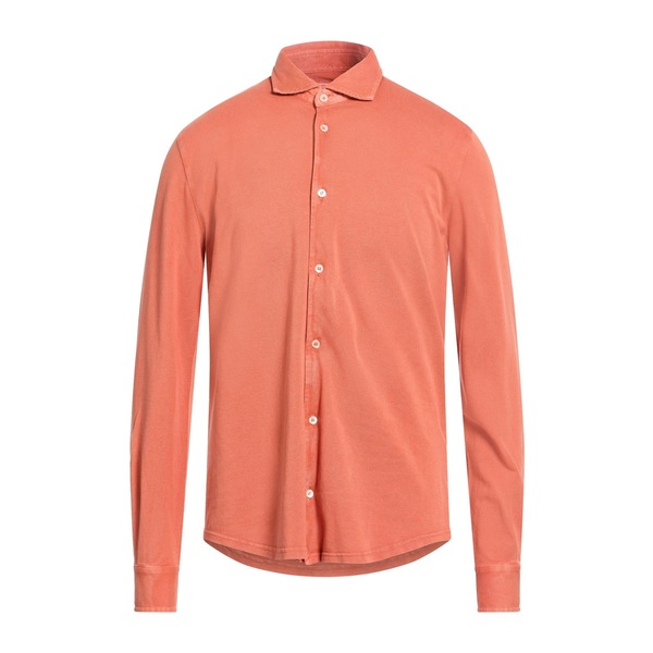 【貨物輸送無料】 フェデーリ メンズ プルオーバー トップス Shirts Orange
