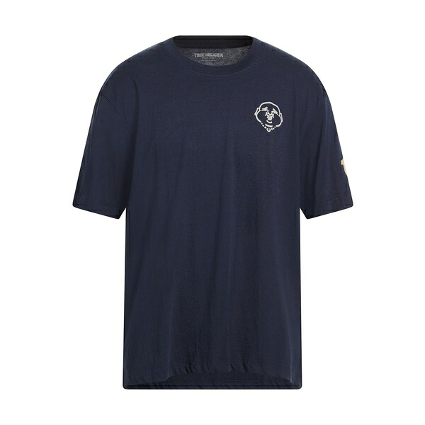 【送料無料】 トゥルーレリジョン メンズ Tシャツ トップス T-shirts Blue