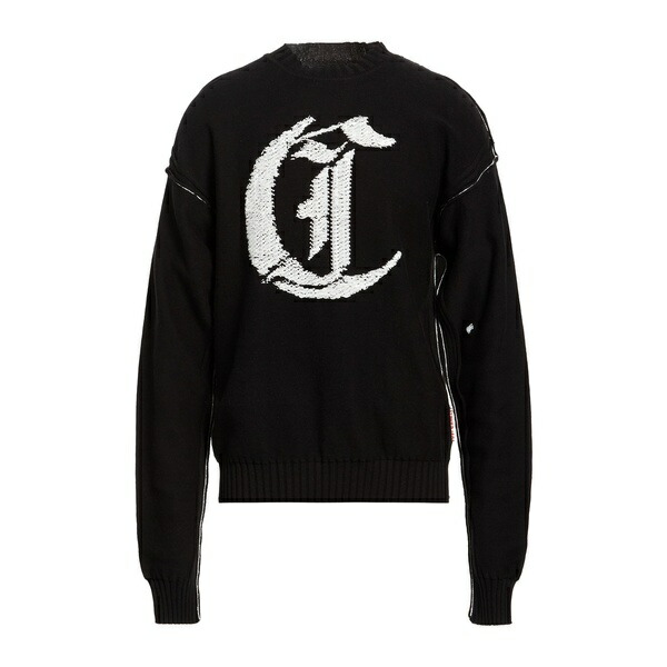【送料無料】 ロベルトカヴァリ メンズ ニット&セーター アウター Sweaters Black|asty