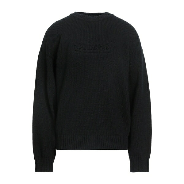 【貨物輸送無料】 ディースクエアード メンズ 編み物\u0026プルオーバー アウター Sweaters Black