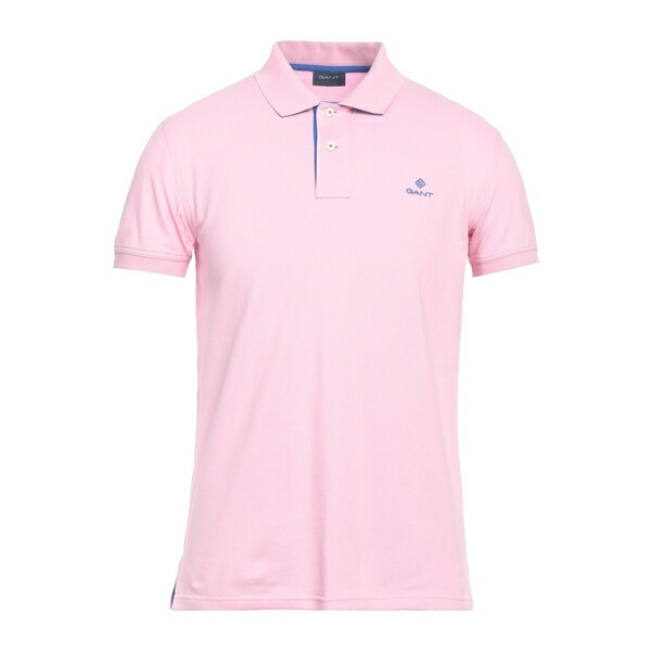 【送料無料】 ガント メンズ Tシャツ トップス Polo shirts Pink｜asty