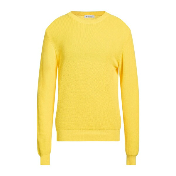 【貨物輸送無料】 マニュエル リッツ メンズ 編み物\u0026プルオーバー アウター Sweaters Yellow