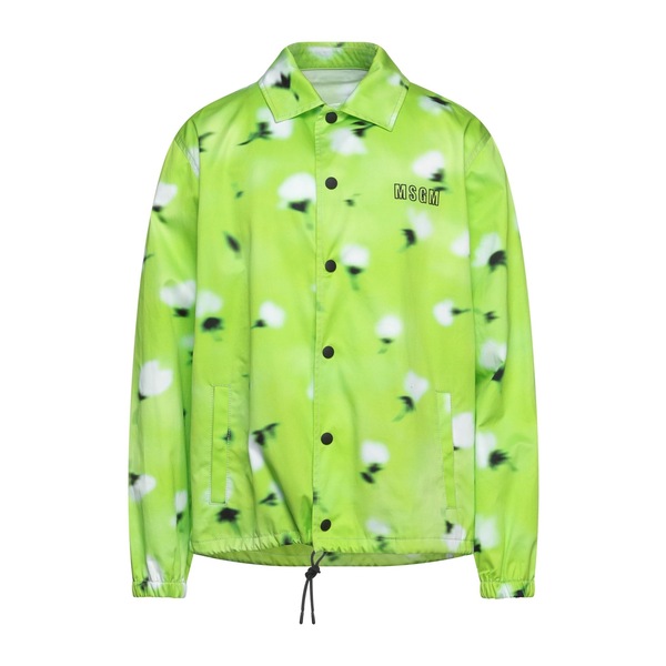 【貨物輸送無料】 エムエスジイエム メンズ 上衣＆上衣 アウター Jackets Green