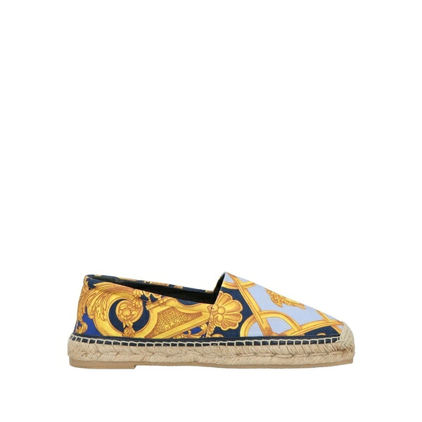 【貨物輸送無料】 ヴェルサーチ メンズ サンダル シューズ Espadrilles Azure